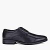 LEE COOPER BLACK MENS LEATHER DERBY SHOES