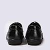 LEE COOPER BLACK MENS LEATHER DERBY SHOES