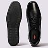 LEE COOPER BLACK MENS LEATHER DERBY SHOES