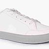 LEE COOPER WHITE MENS LACE UP SNEAKERS