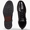 LEE COOPER BLACK MENS LEATHER BOOTS