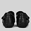 LEE COOPER BLACK MENS LEATHER FISHERMAN SANDALS