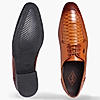 LEE COOPER TAN MENS LEATHER DERBY SHOES