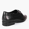 LEE COOPER BLACK MENS LEATHER DERBY SHOES