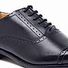 RUOSH BLACK MEN OXFORD SHOES