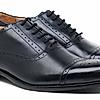 RUOSH BLACK MEN OXFORD SHOES