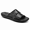 FLORSHEIM BLACK MEN FLIP FLOPS