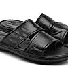 FLORSHEIM BLACK MEN FLIP FLOPS