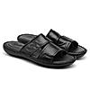 FLORSHEIM BLACK MEN FLIP FLOPS