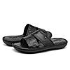 FLORSHEIM BLACK MEN FLIP FLOPS