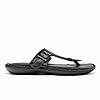 FLORSHEIM BLACK MEN OPEN FLIP FLOPS