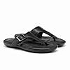 FLORSHEIM BLACK MEN OPEN FLIP FLOPS