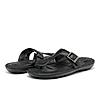 FLORSHEIM BLACK MEN OPEN FLIP FLOPS