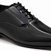 RUOSH BLACK MEN DERBY SHOES