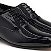 RUOSH BLACK MEN DERBY SHOES