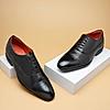 RUOSH BLACK MEN OXFORD SHOES