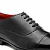 RUOSH BLACK MEN OXFORD SHOES