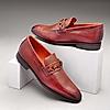 RUOSH LIGHT BROWN MEN FORMAL SLIP-ON SHOES