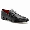 RUOSH BLACK MEN FORMAL SLIP-ON SHOES