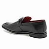 RUOSH BLACK MEN FORMAL SLIP-ON SHOES