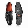 RUOSH BLACK MEN FORMAL SLIP-ON SHOES