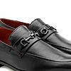 RUOSH BLACK MEN FORMAL SLIP-ON SHOES