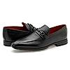 RUOSH BLACK MEN FORMAL SLIP-ON SHOES