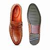 RUOSH LIGHT BROWN MEN CASUAL SLIP-ON SHOES