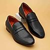 RUOSH BLACK MEN CASUAL SLIP-ON SHOES