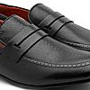 RUOSH BLACK MEN CASUAL SLIP-ON SHOES