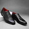 RUOSH BLACK MEN OXFORD SHOES