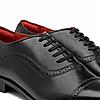 RUOSH BLACK MEN OXFORD SHOES