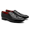 RUOSH BLACK MEN CASUAL SLIP-ON SHOES