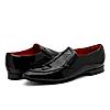 RUOSH BLACK MEN CASUAL SLIP-ON SHOES