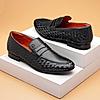 RUOSH BLACK MEN CASUAL SLIP-ON SHOES