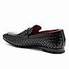 RUOSH BLACK MEN CASUAL SLIP-ON SHOES