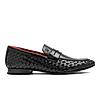 RUOSH BLACK MEN CASUAL SLIP-ON SHOES