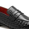 RUOSH BLACK MEN CASUAL SLIP-ON SHOES