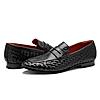 RUOSH BLACK MEN CASUAL SLIP-ON SHOES