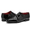 RUOSH BLACK MEN MONK-STRAP SHOES