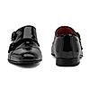 RUOSH BLACK MEN MONK-STRAP SHOES