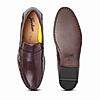 FLORSHEIM BURGUNDY MEN FORMAL FORMAL SLIP ON SHOES