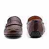 FLORSHEIM BURGUNDY MEN DRIVERS CASUAL SLIP ON SHOES