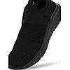 PUMA MEN BLACK SOFTRIDE PRO ECHOFOAM + SLIP ON SNEAKERS