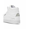 PUMA MEN WHITE SHUFFLE MID ONE8 BETTER V3 LACE UP SNEAKERS