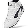 PUMA MEN WHITE RBD GAME NOVA MID LACE UP SNEAKERS