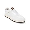 PUMA MEN WHITE COURT CLASSIC RES LACE UP SNEAKERS