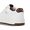 PUMA MEN WHITE COURT CLASSIC RES LACE UP SNEAKERS