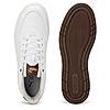 PUMA MEN WHITE COURT CLASSIC RES LACE UP SNEAKERS