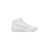 PUMA WOMEN WHITE CARINA 2.0 MID LACE UP SNEAKERS